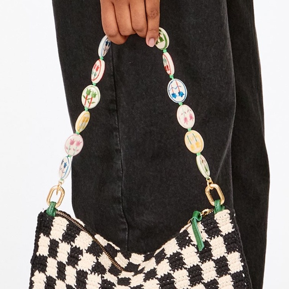 Clare V Porcelain Flower Shortie Strap NWT - Picture 8 of 8